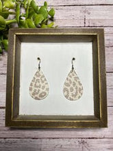 Load image into Gallery viewer, Petite Nude cheetah teardrop earring
