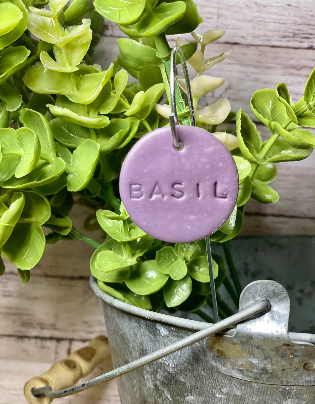 Basil garden marker