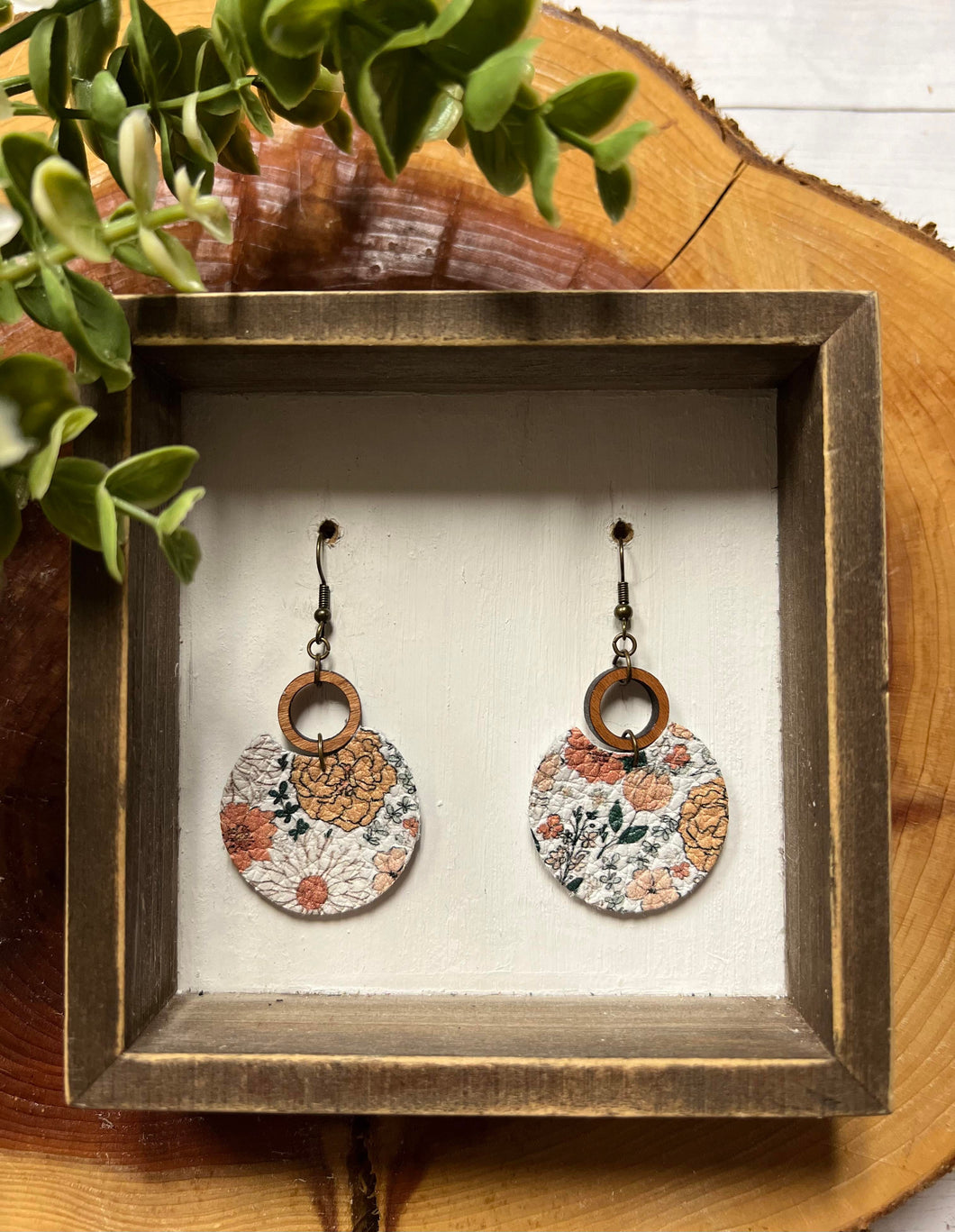 Boho Bloom Open Circle earring