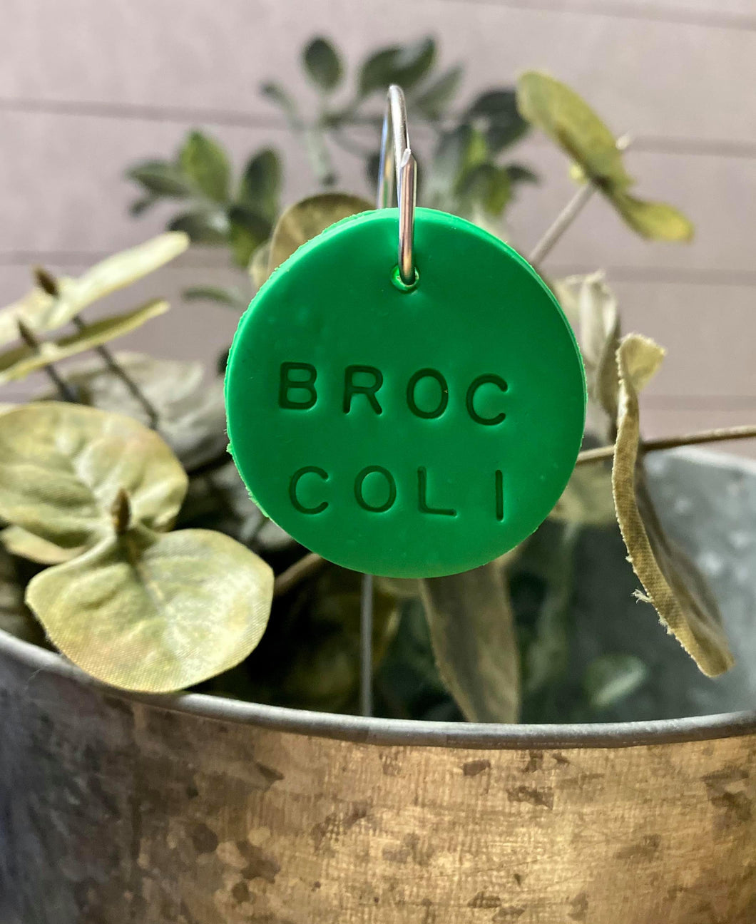 Broccoli garden marker