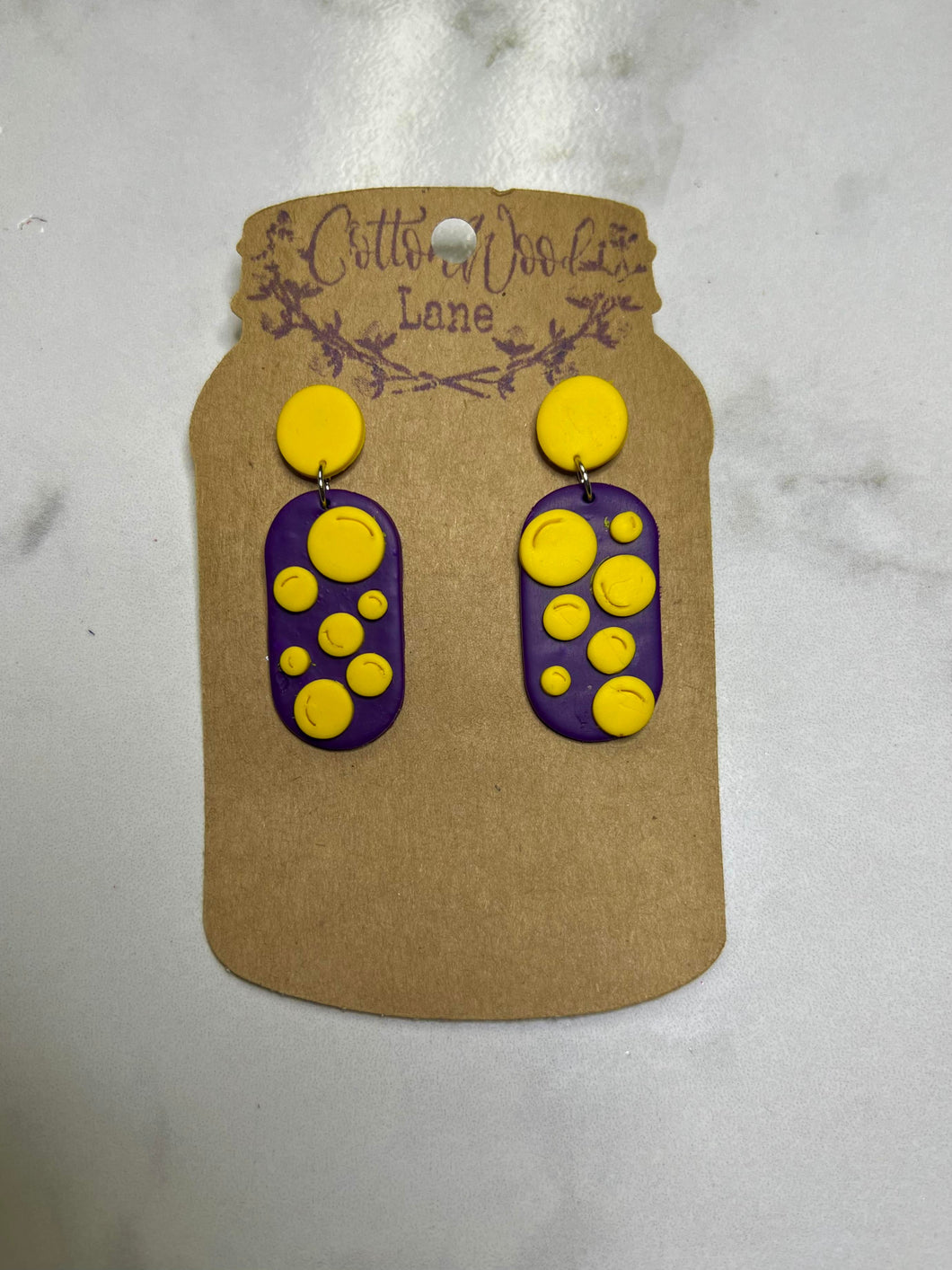 Bubbler Clay Spiritwear earring