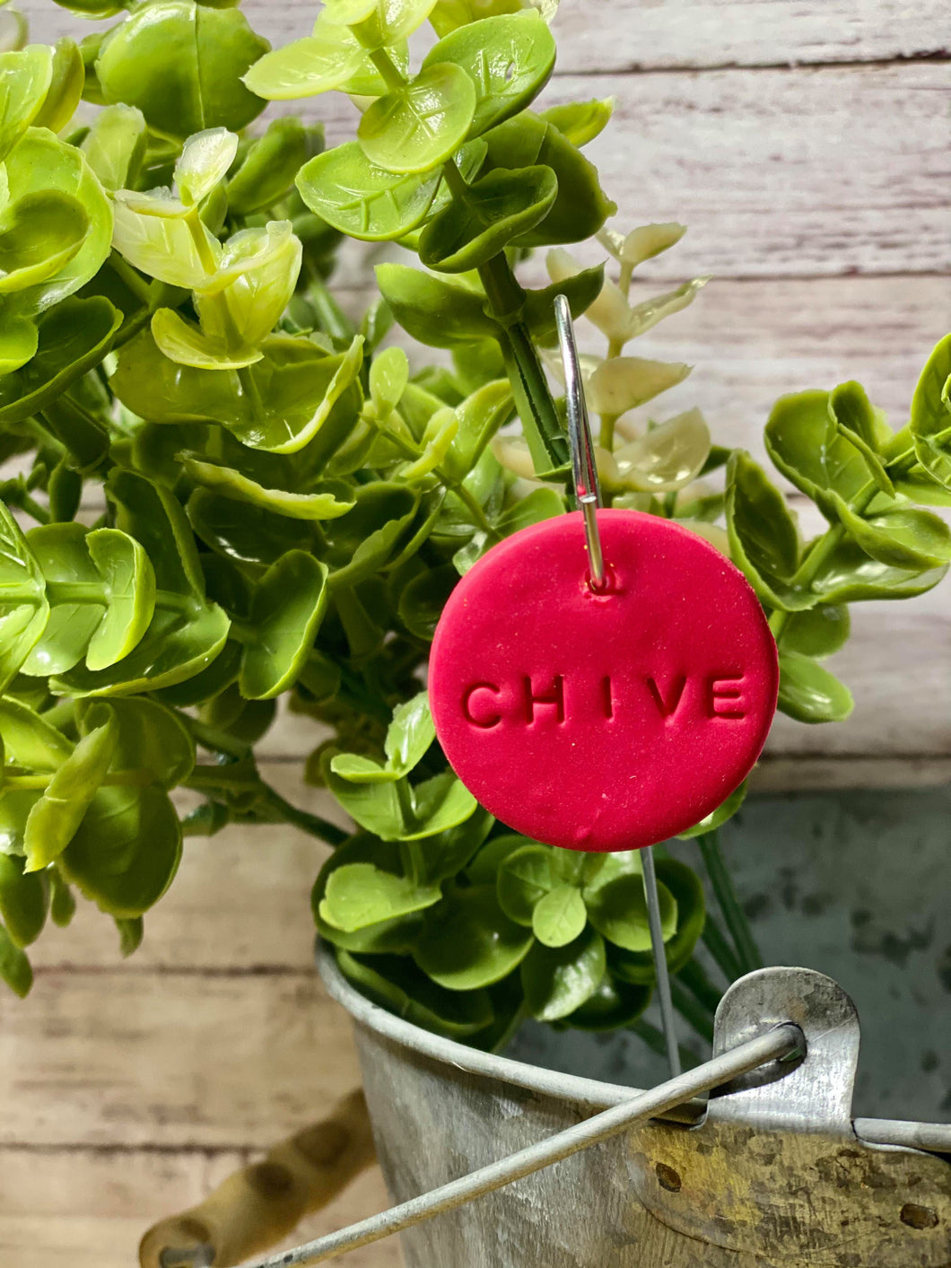 Chive garden marker