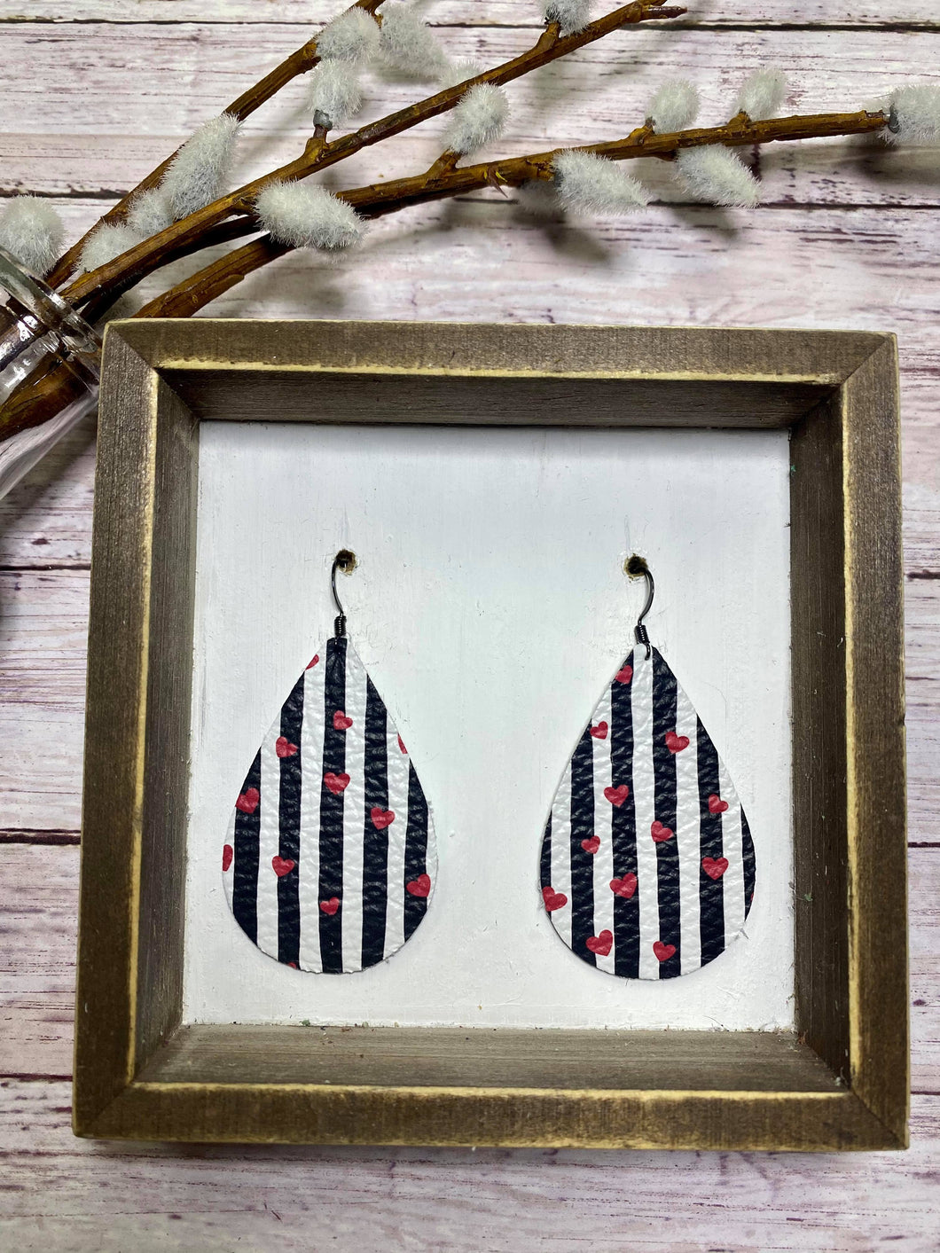 Hey lover teardrop earring