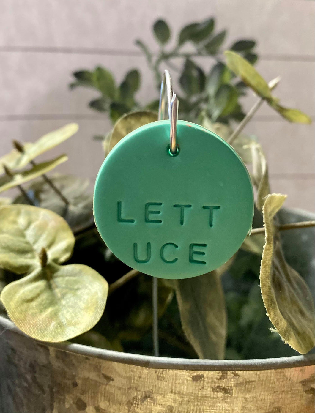 Lettuce garden marker