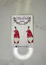 Load image into Gallery viewer, Red Heart Gnome Clay earring
