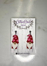 Load image into Gallery viewer, Red Heart Gnome Clay earring
