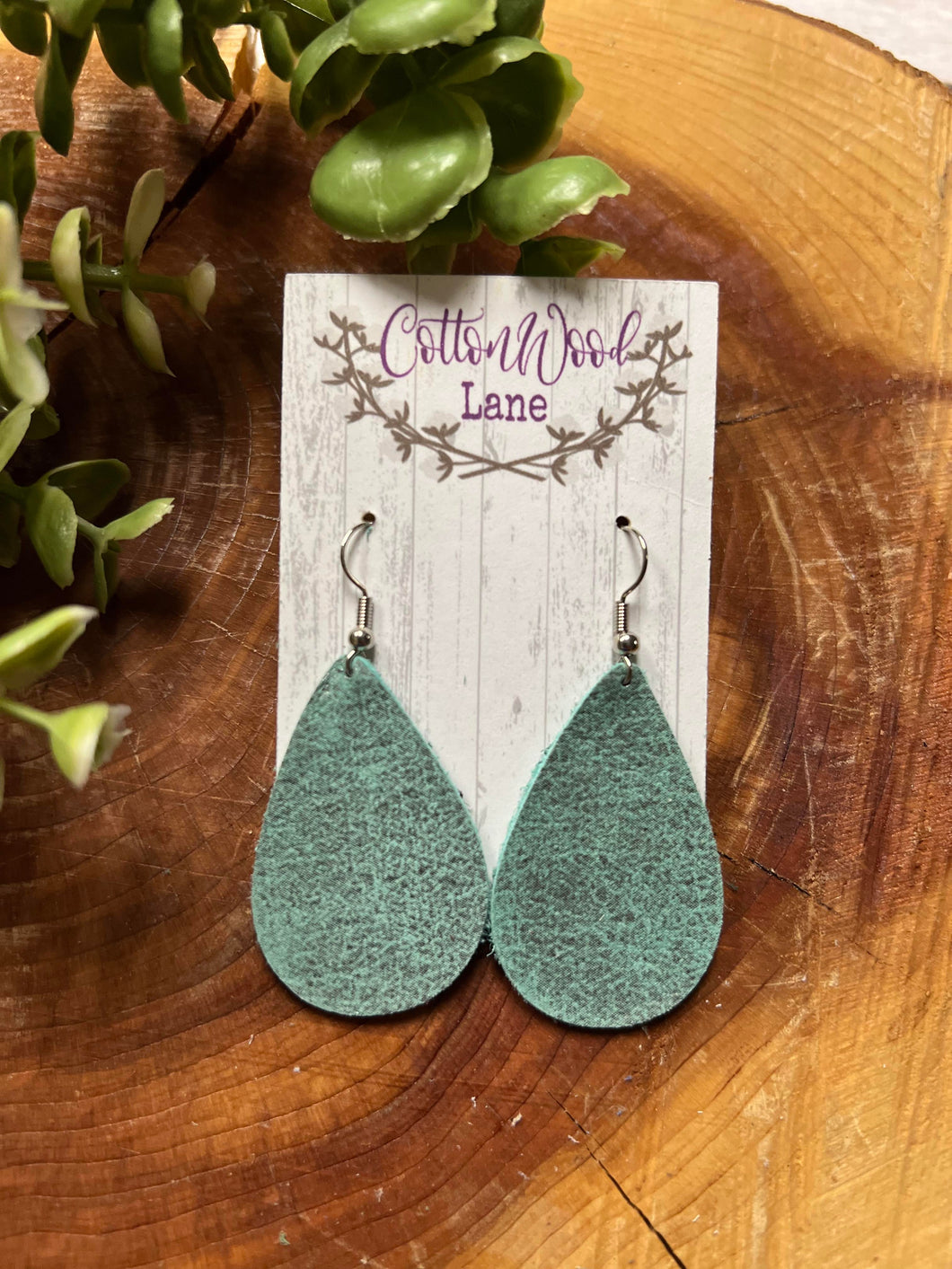 Rocker Turquoise Petite Teardrop earring