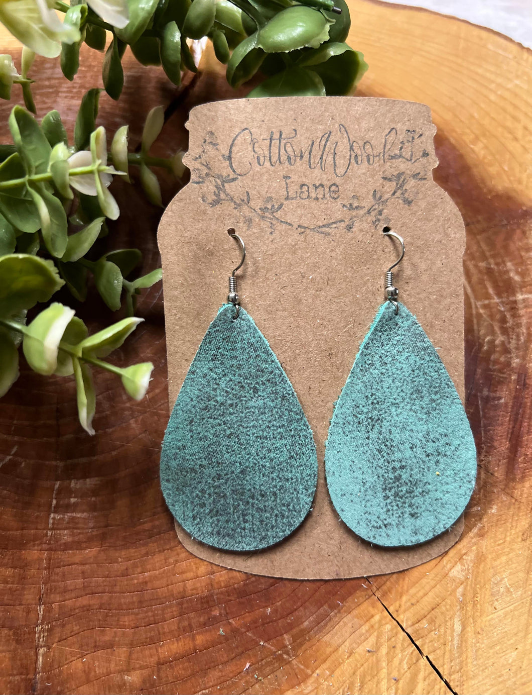 Rocker Turquoise Teardrop earring