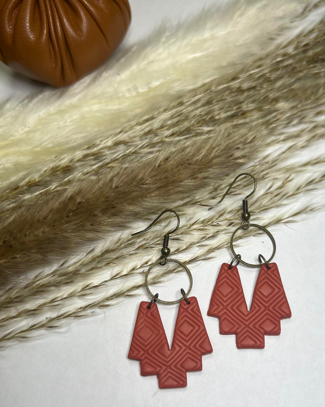 South Western Hoop Clay earring